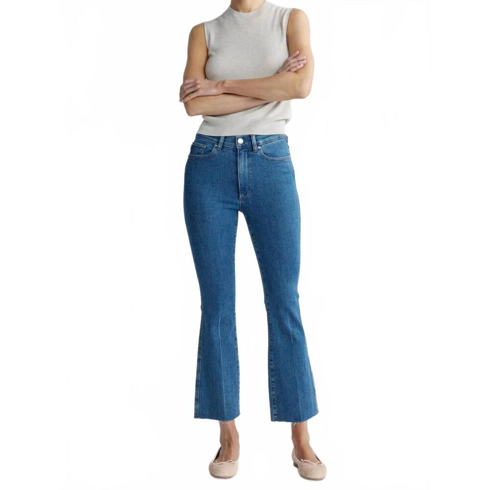 NEW DL1961 - WOMEN'S bridget high rise crop bootcut jeans in spring showers